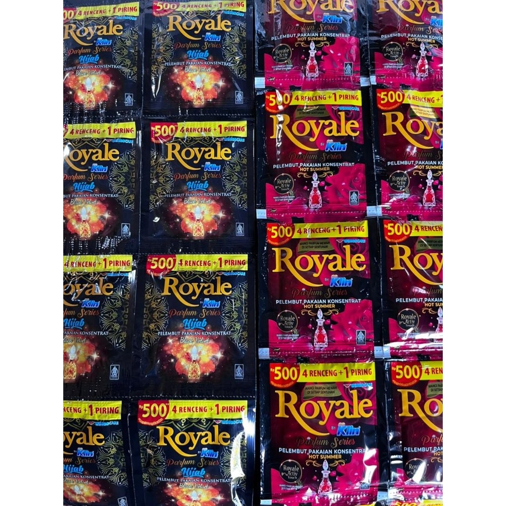 Royale Sachet 1 Renteng Softener Pewangi Pakaian