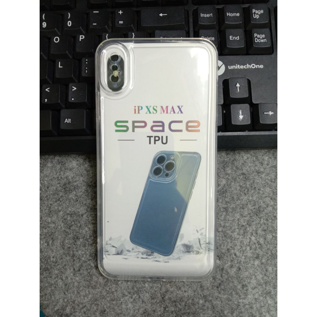 Case Clear IPHONE XS MAX  space tpu camera protection softcase premium berkualitas mewah dan elegan