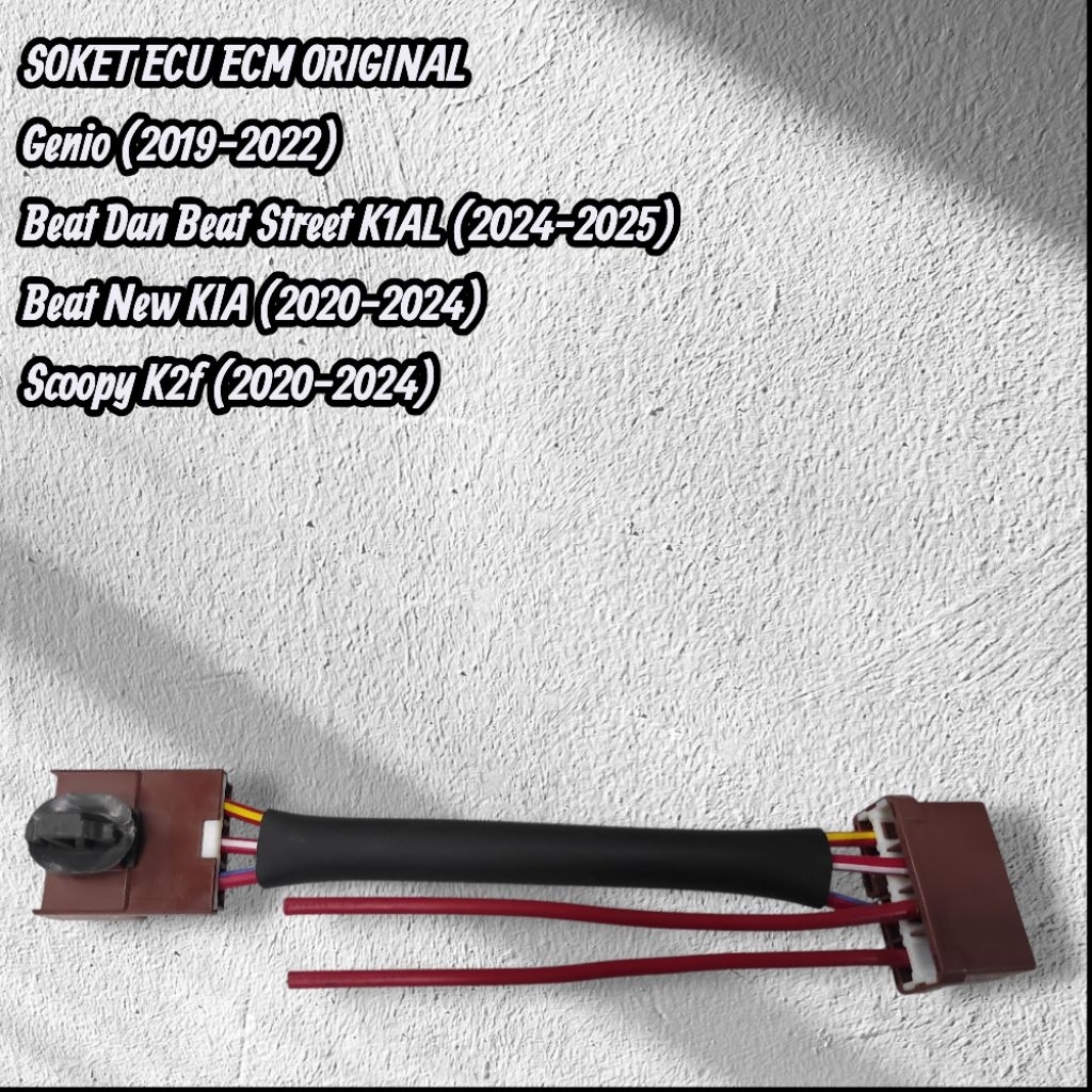 SOKET ECU ECM BEAT,BEAT STREET,BET NEW,SCOOPY,GENIO ORIGINAL