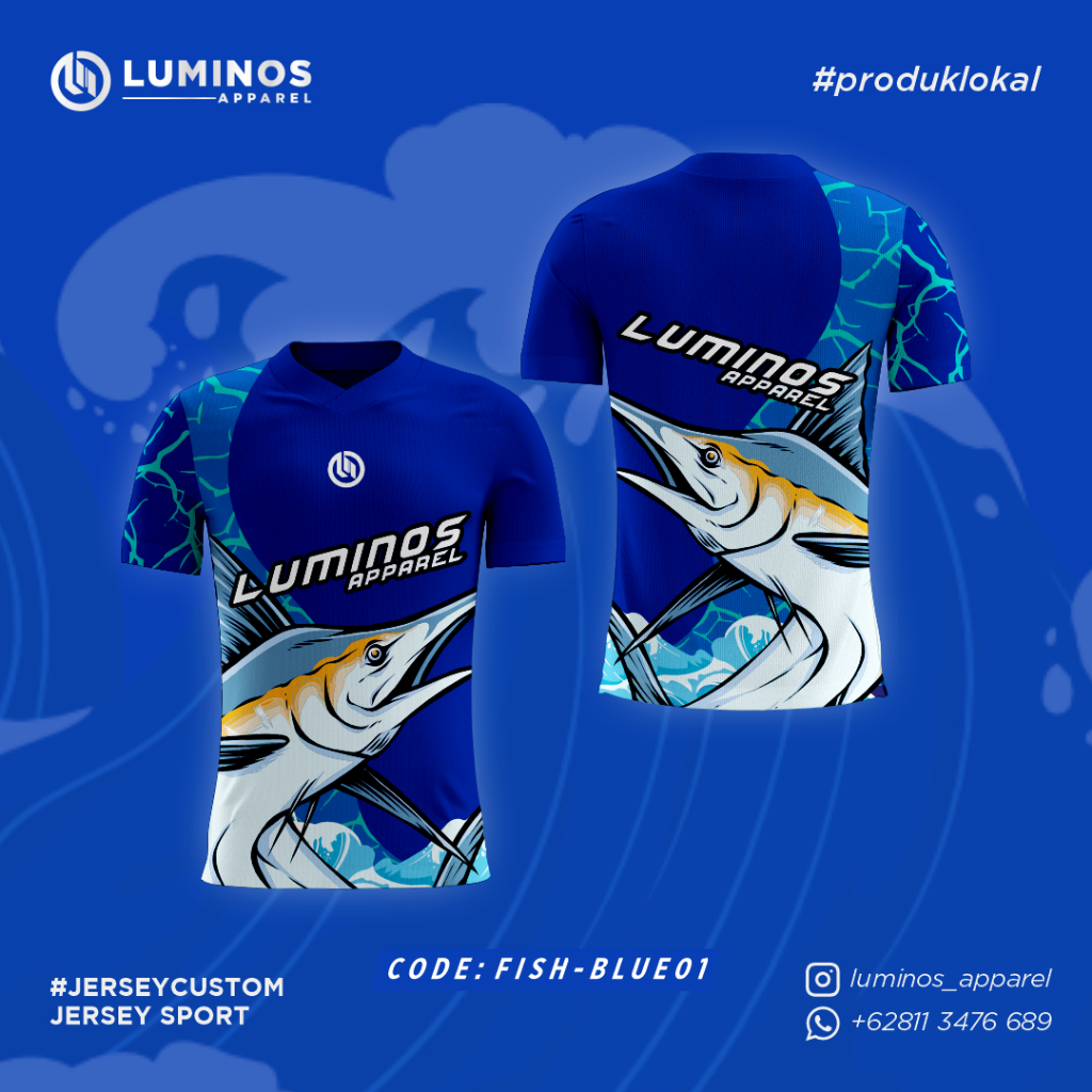 JERSEY MANCING CUSTOM | JERSEY FISHING | FREE DESIGN | JERSEY MURAH | JERSEY SPORT FREE DESIGN | FIS