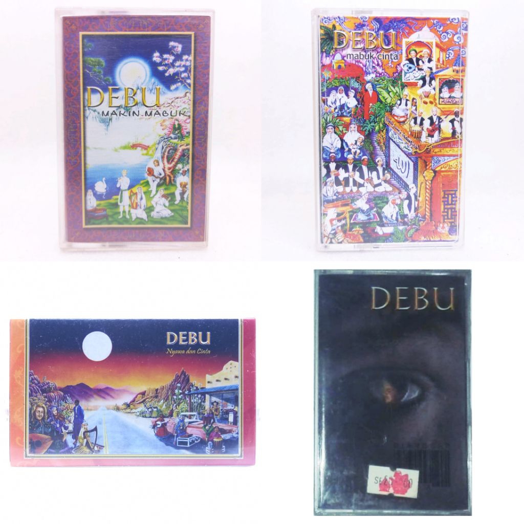 Kaset pita DEBU -mabuk cinta - makin mabuk - nyawa dan cinta - dianggap gila - lagu religi islami
