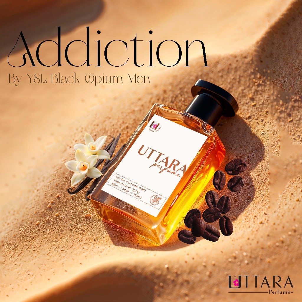 Uttara Parfum ADDICTION ( BLCKOPM MEN ) 30ml / 50ml / 100ml