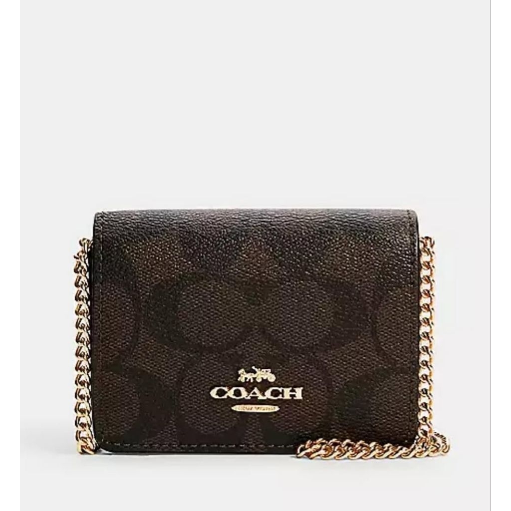 Mini Wallet On Chain Crossbody Signature