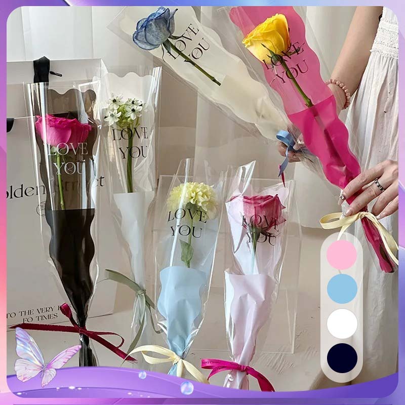 50pcs Single Rose Box Kotak Single Rose Box Bunga Satuan Rose Box