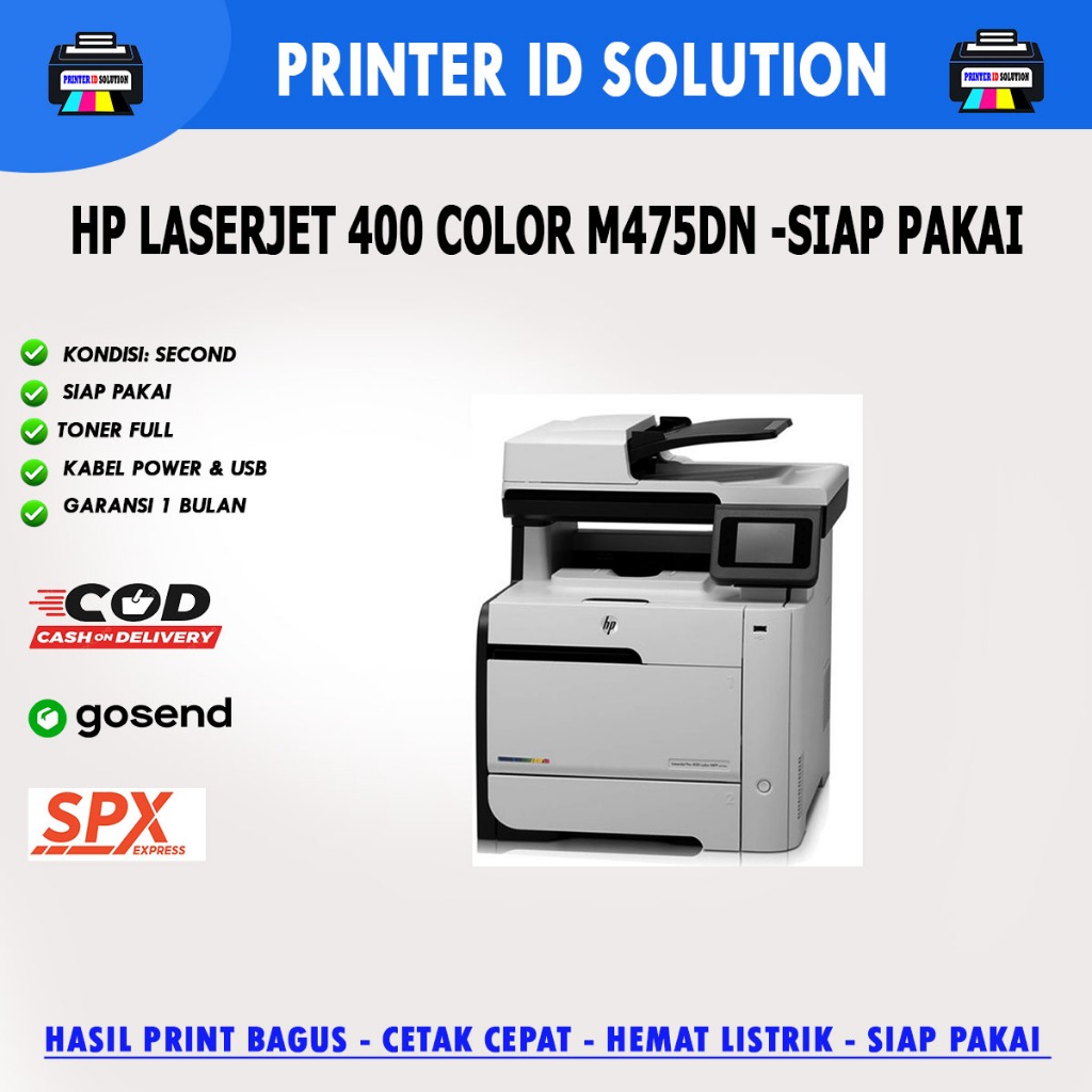 Printer Hp Laserjet Pro 400 Color Mfp M475dn Print Scan Copy