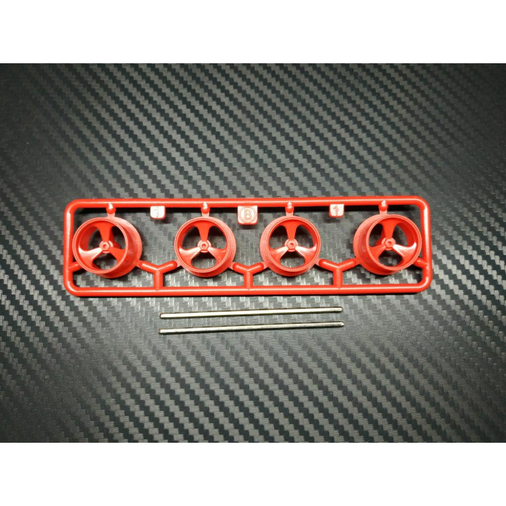 Velg Tamiya Small 3 Spoke Narrow Merah Rep Daxing