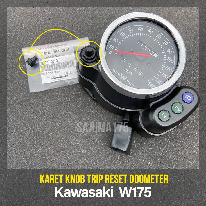 Karet Knob Tombol Reset Trip Odometer Kawasaki W175 KGP