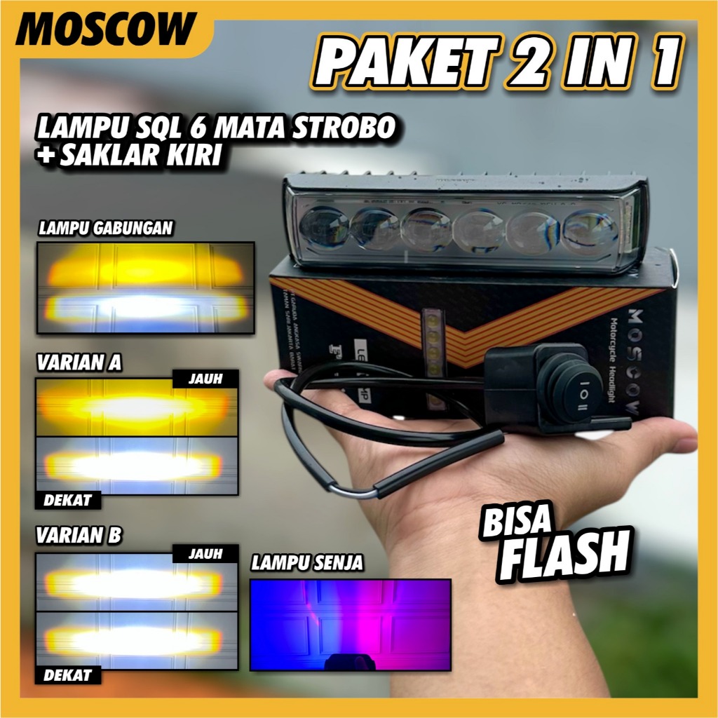 TERMURAH Switch Saklar Lampu Tembak D2 Laser On Off On Sepion SAKLAR LAMPU ON OFF LED HIGH LOW 3 MOD