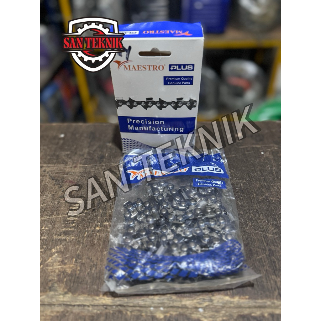 RANTAI Chainsaw MAESTRO 22" 38T/ RANTAI Mesin Potong Gergaji Kayu Chain Saw 22 Inch 38T MAESTRO