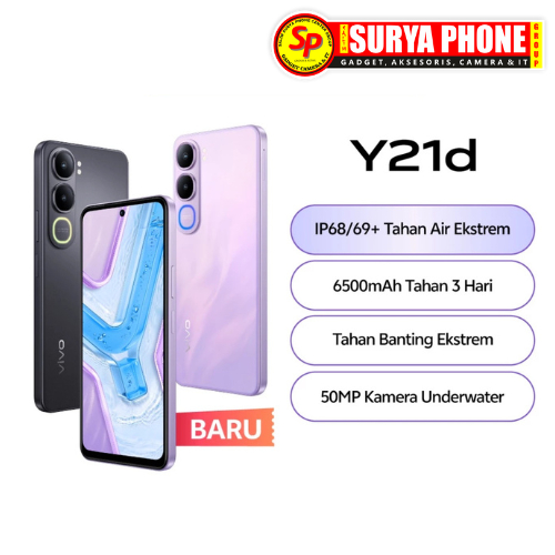 VIVO Y21D RAM 8GB / 128GB