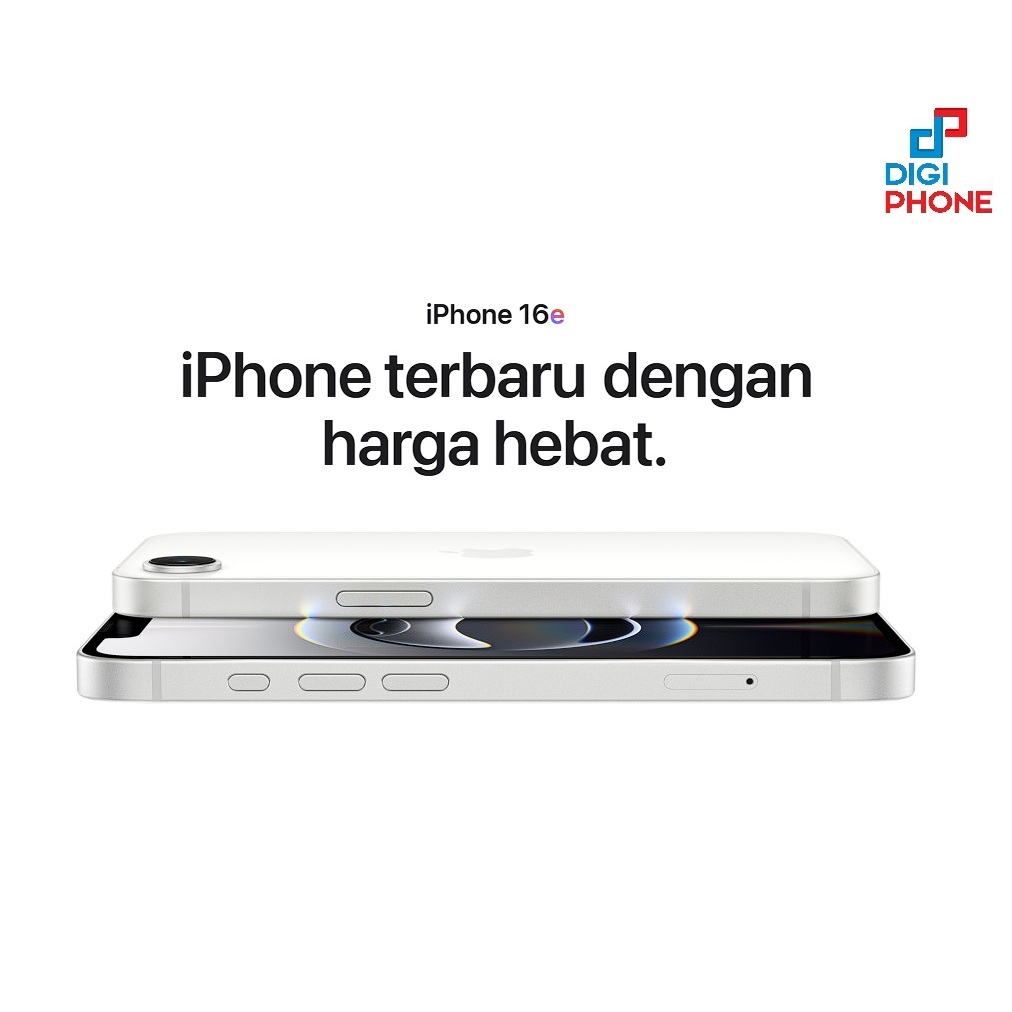 Apple iPhones 16e (Garansi Resmi Apple Indonesia) #DIGIPHONE
