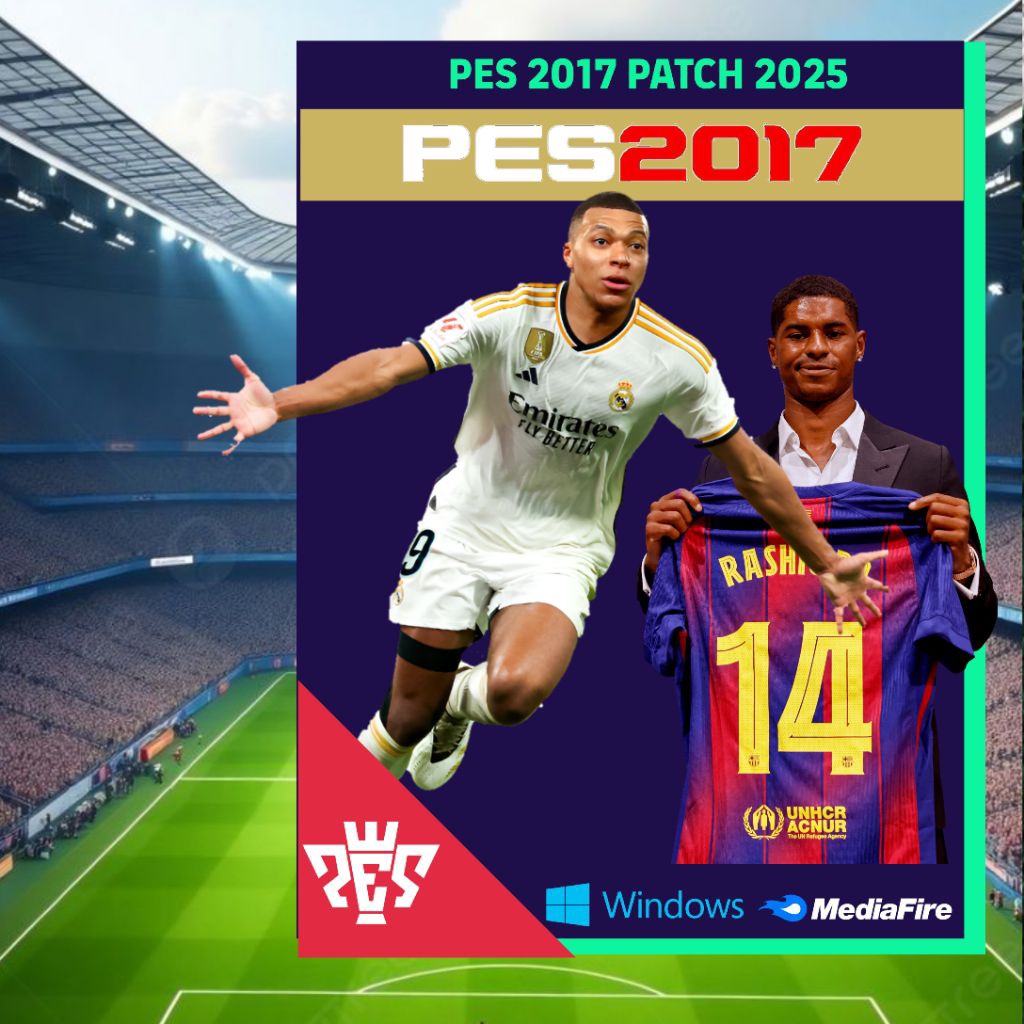 PES 2017+PATCH SEASON 2024-2025 TRANSFER PEMAIN TERBARU  (PC GAME)