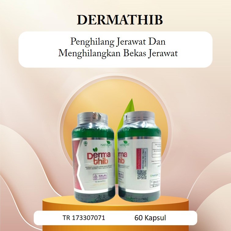 Dermathib - Kapsul Penghilang Jerawat Dan Menghilangkan Bekas Jerawat PIE 100% Original Asli