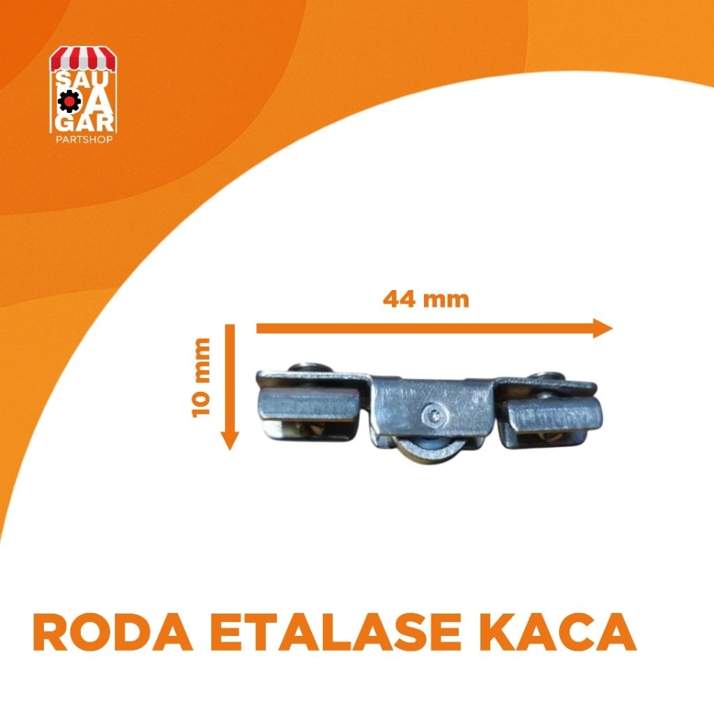 RODA ETALASE KACA / RODA SHOWCASEETALASE LEMARI KACA/RODA LEMARI ETALASE