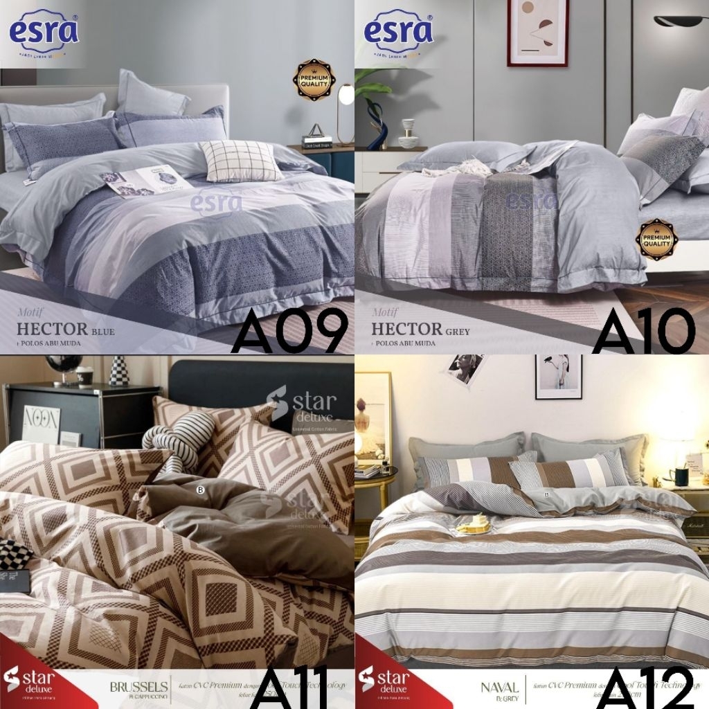 Sprei Sorong 2in1 Sprei Atas Bawah Ukuran 140x200 Katun Premium