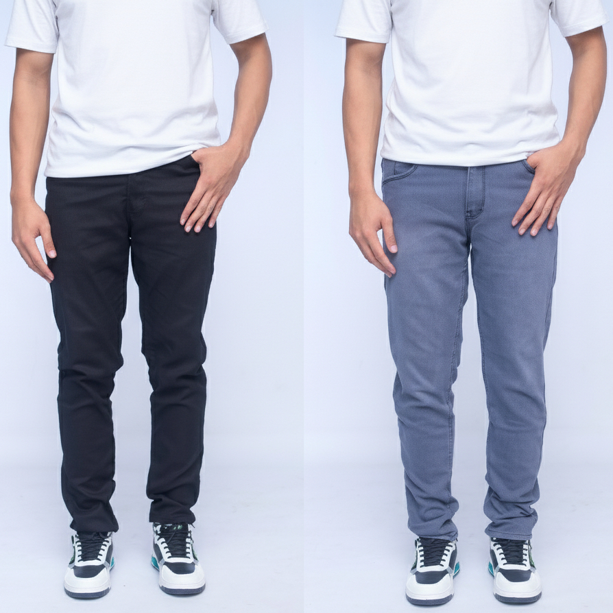 TBJ MALL Celana Panjang Jeans Pria Skinny Denim Stretch Ready Stok