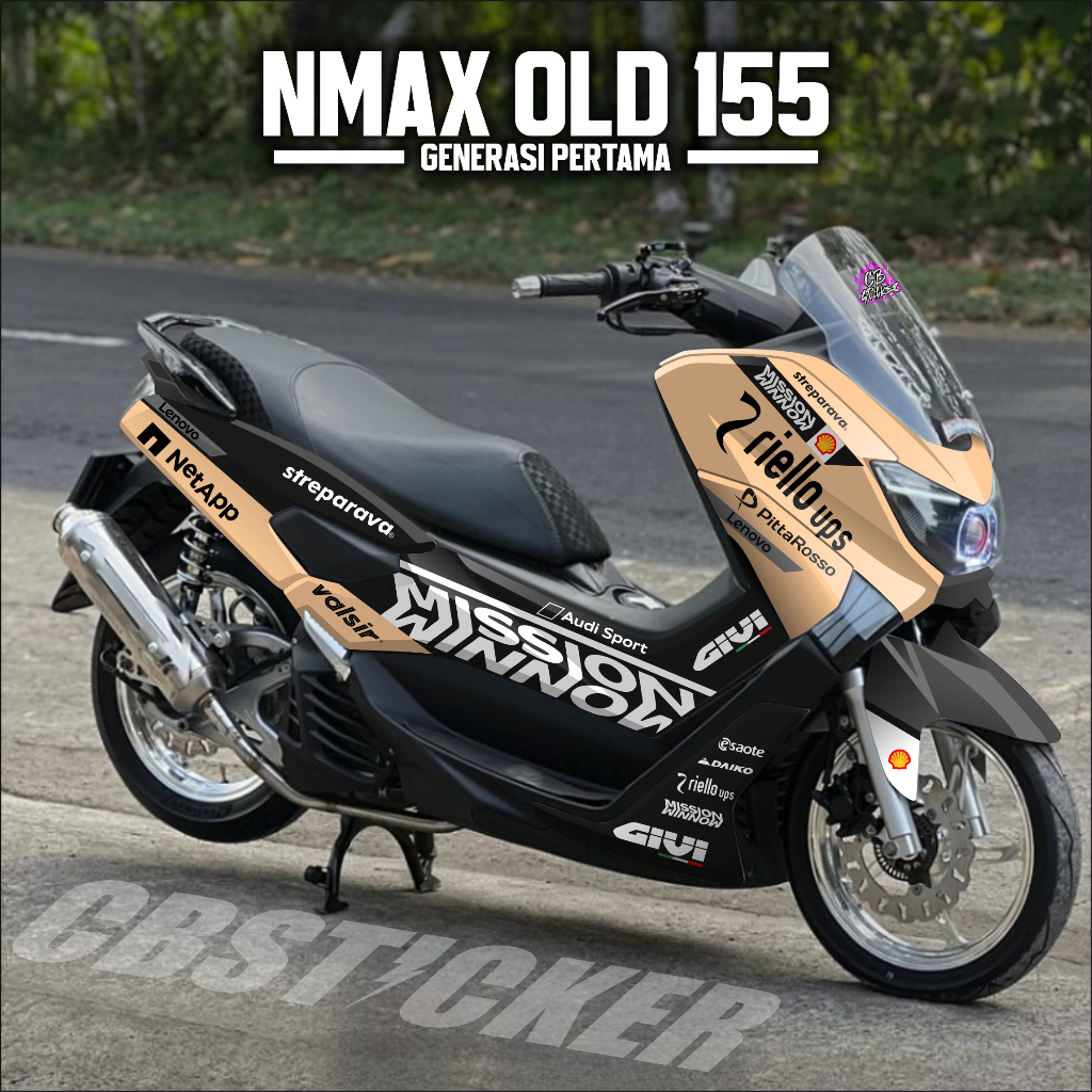 Decal Sticker Nmax Lama 2015-2019 Fullbody Decal Sticker Yamaha Nmax 2015-2019 old Fullbody