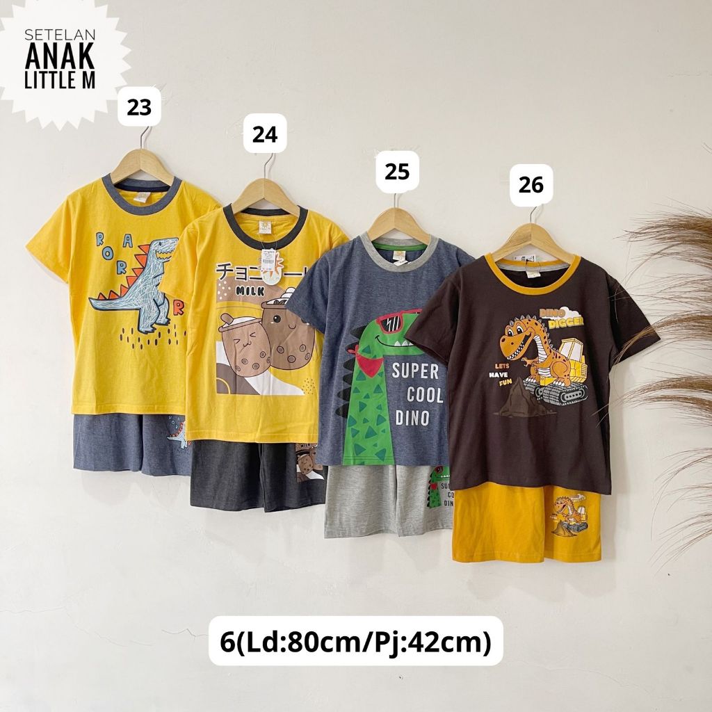 SETELAN ANAK LITTLE M COWOK