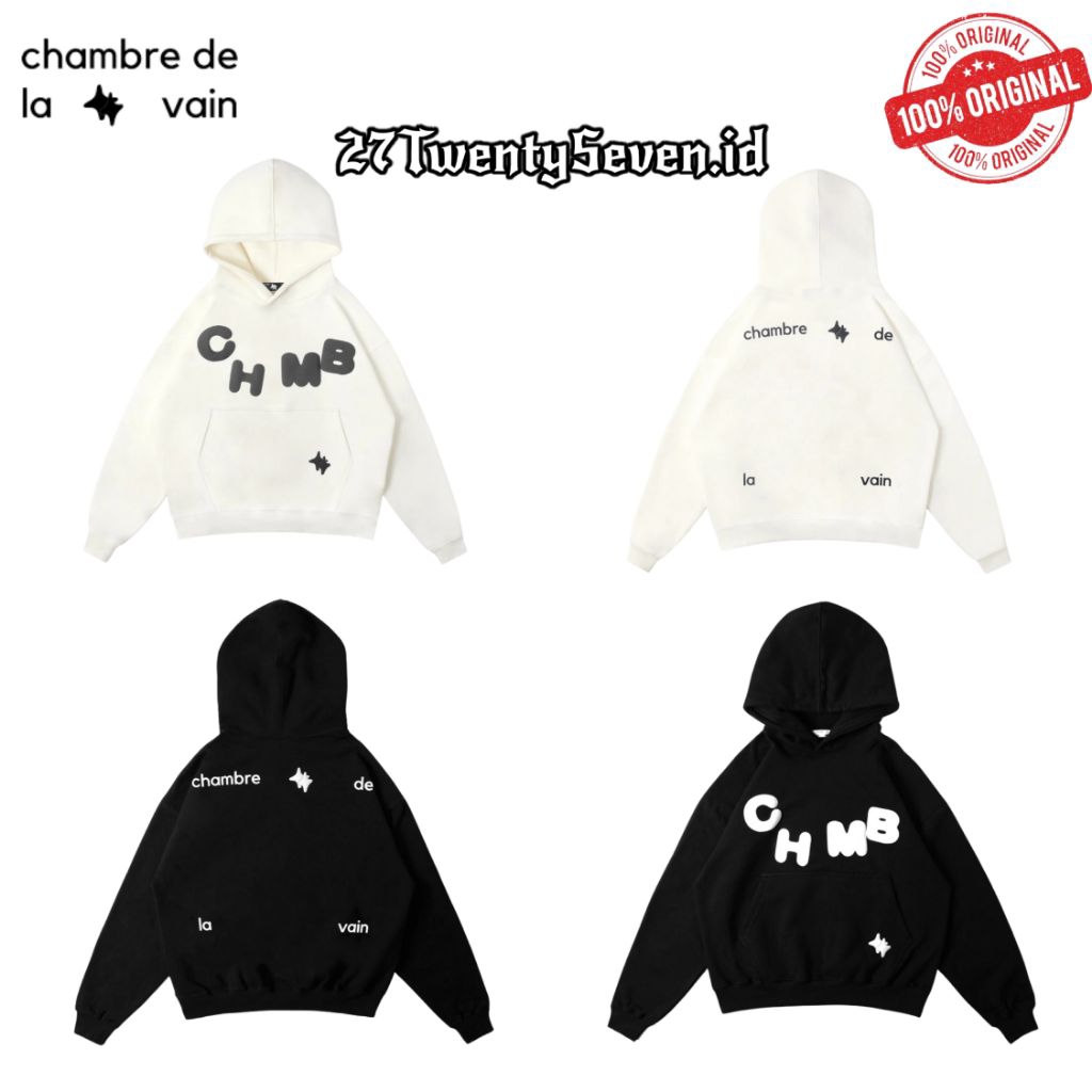 [ORIGINAL 100%] Hoodie Boxy Chambredelavain - CHMB Basic || Boxy Hoodie Chambredelavain - CHMB Basic