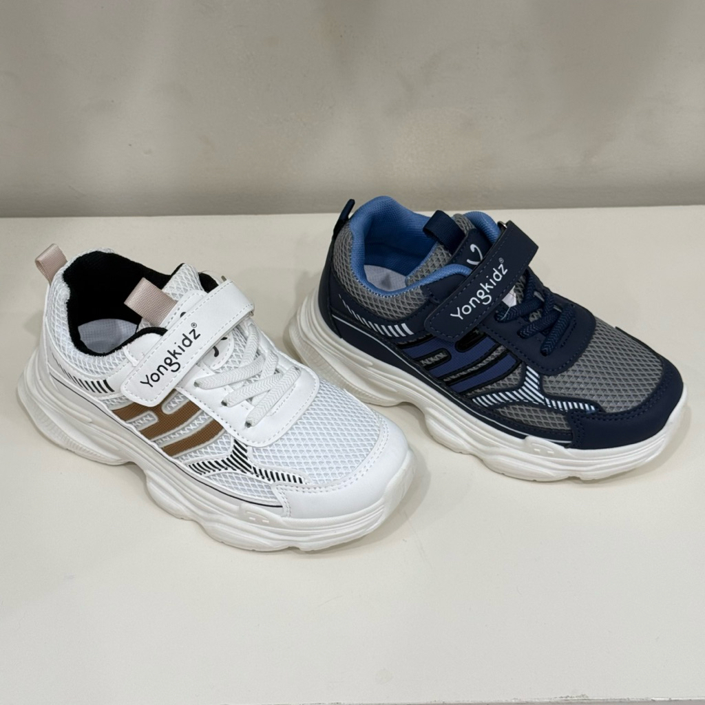 Yongkidz sepatu sneakers anak velcro laki laki 33-37