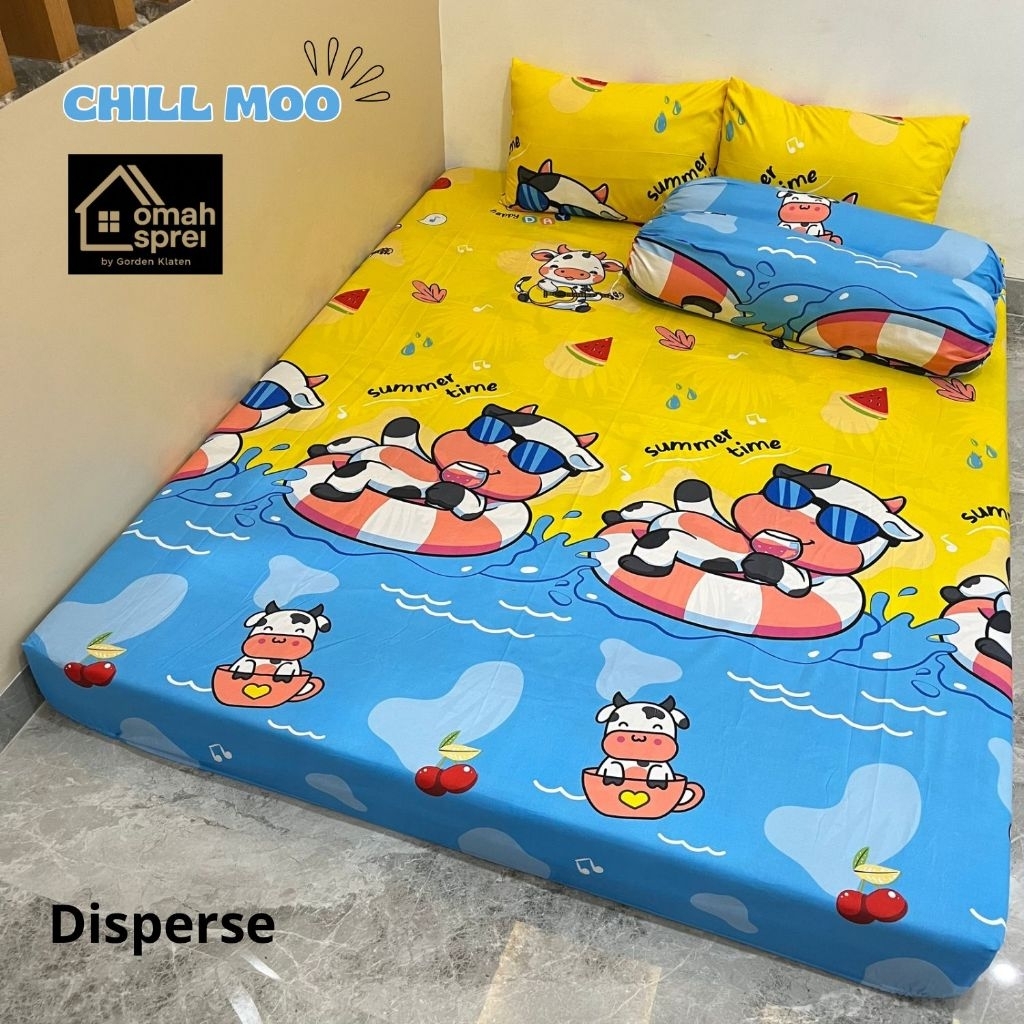 Sprei Motif Lucu Panda Doraemon 120 160 180 Bahan Nyaman Berkualitas Set Sarung Bantal Sarung Guling
