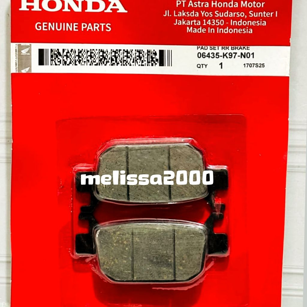 Kampas rem belakang K97 ABS & CBS PCX 150 New lokal ADV 150 Vario 160 PCX 160 ADV 160 ORI lokal