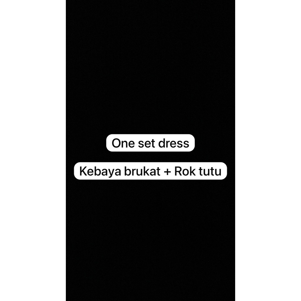 One set dress kondangan