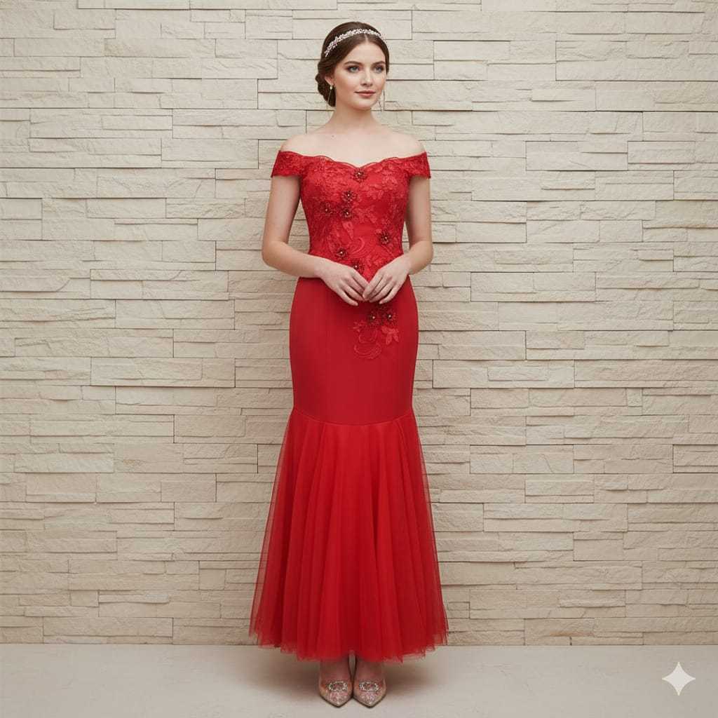 gaun pesta mewah elegan | gaun pesta wanita | AH705ME | baju pesta wanita | dress pesta wanita | baj