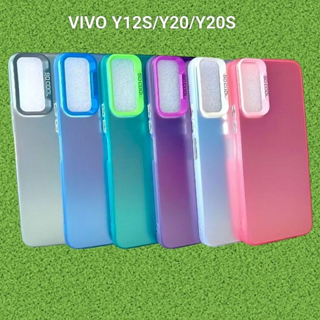 SOFTCASE CASE IMD HOLOGRAM HYBRID SILICON CASING PELINDUNG CAMERA HP ANDROID TYPE VIVO Y12S/Y20/Y20S
