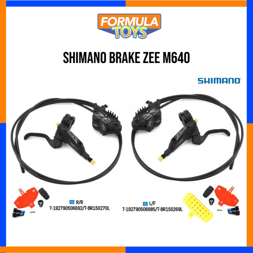 REM SEPEDA SHIMANO BRAKE ZEE M640 DISC BRAKE HYDRAULIC 4 PISTON