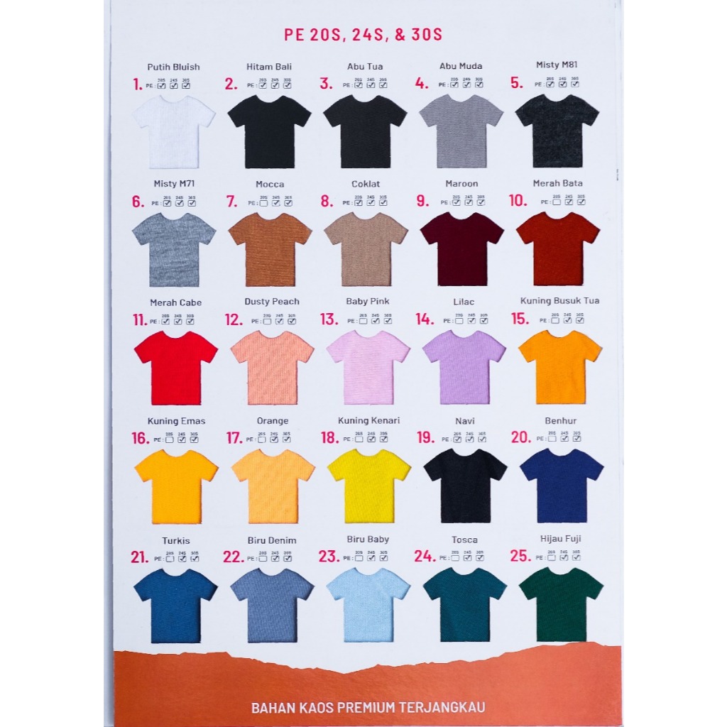 PE 20s, PE 24S, PE 30S, DK PE 40. (STOK TANYA ADMIN VIA CHAT)