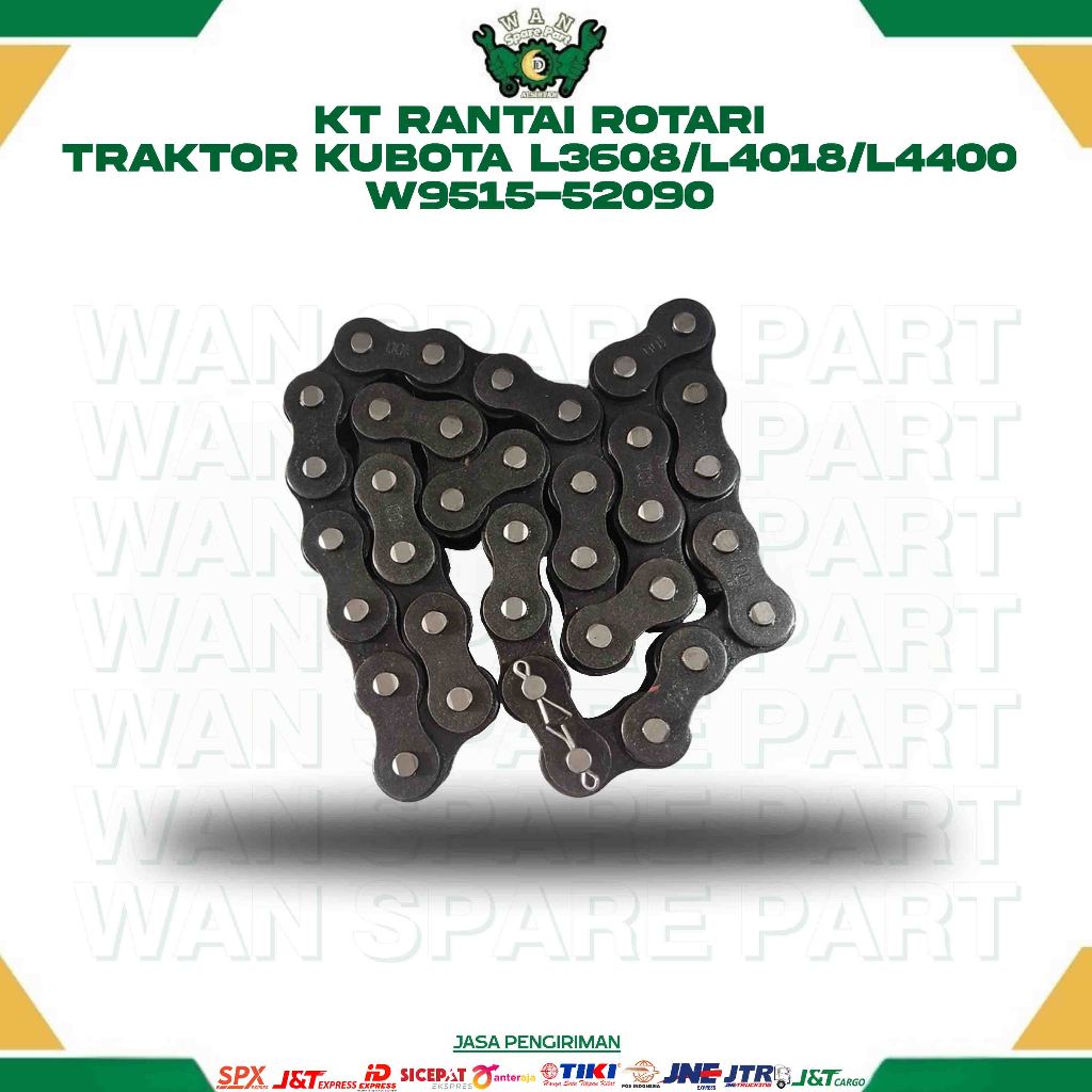 KT RANTAI ROTARI TRAKTOR KUBOTA L3608/L4018/L4400 W9515-52090 for TRAKTOR 4 RODA WAN SPAREPART