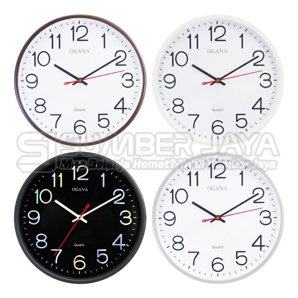 JAM Dinding OGANA 901-T JAM KANTOR OGANA 901 T Jam Ogana Polos