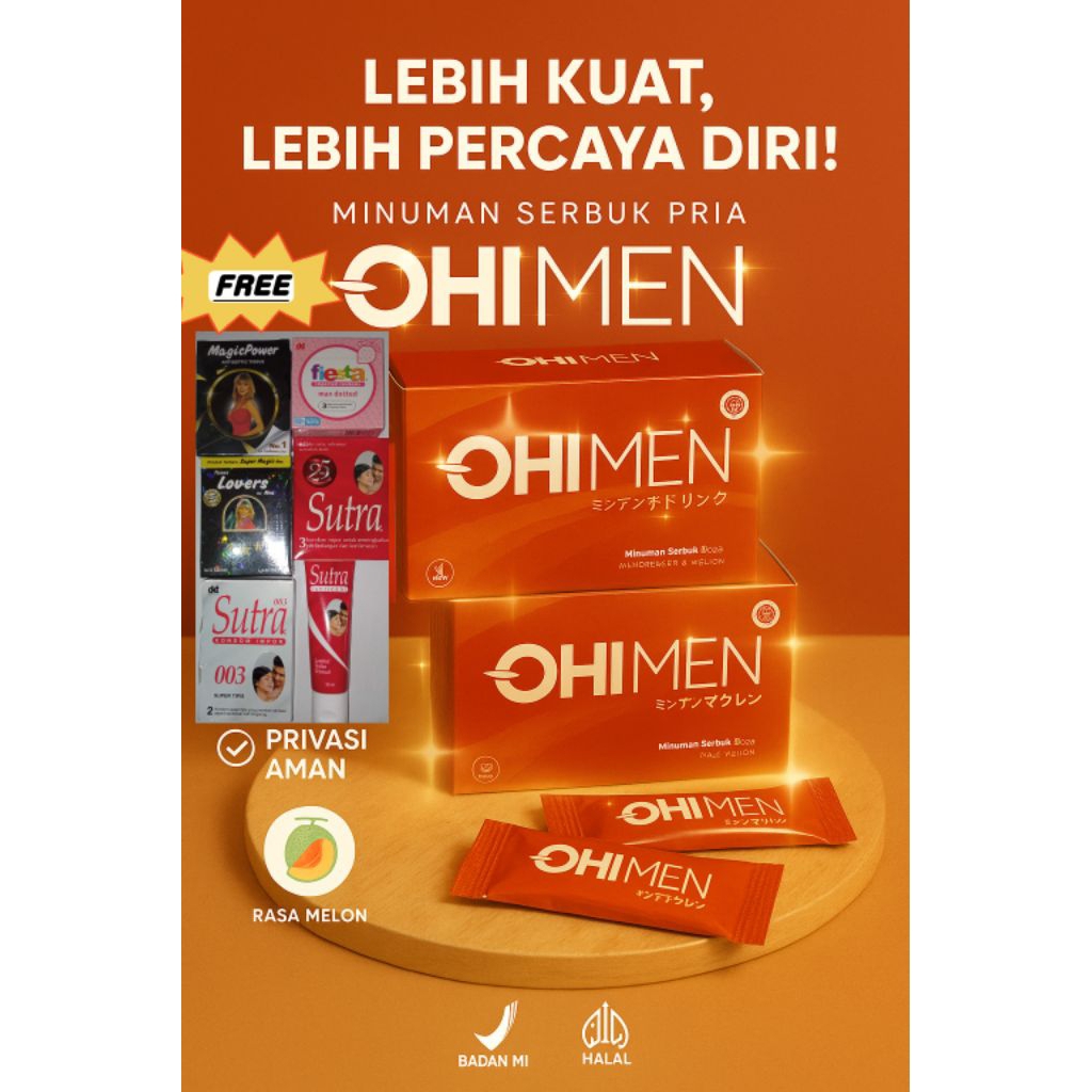Ohimen suplemen stamina pria dewasa BPOM 1 kotak isi 5 sachet