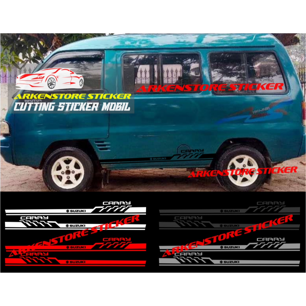 Promo sticker mobil carry cutting sticker stiker mobil suzuki carry stiker carry