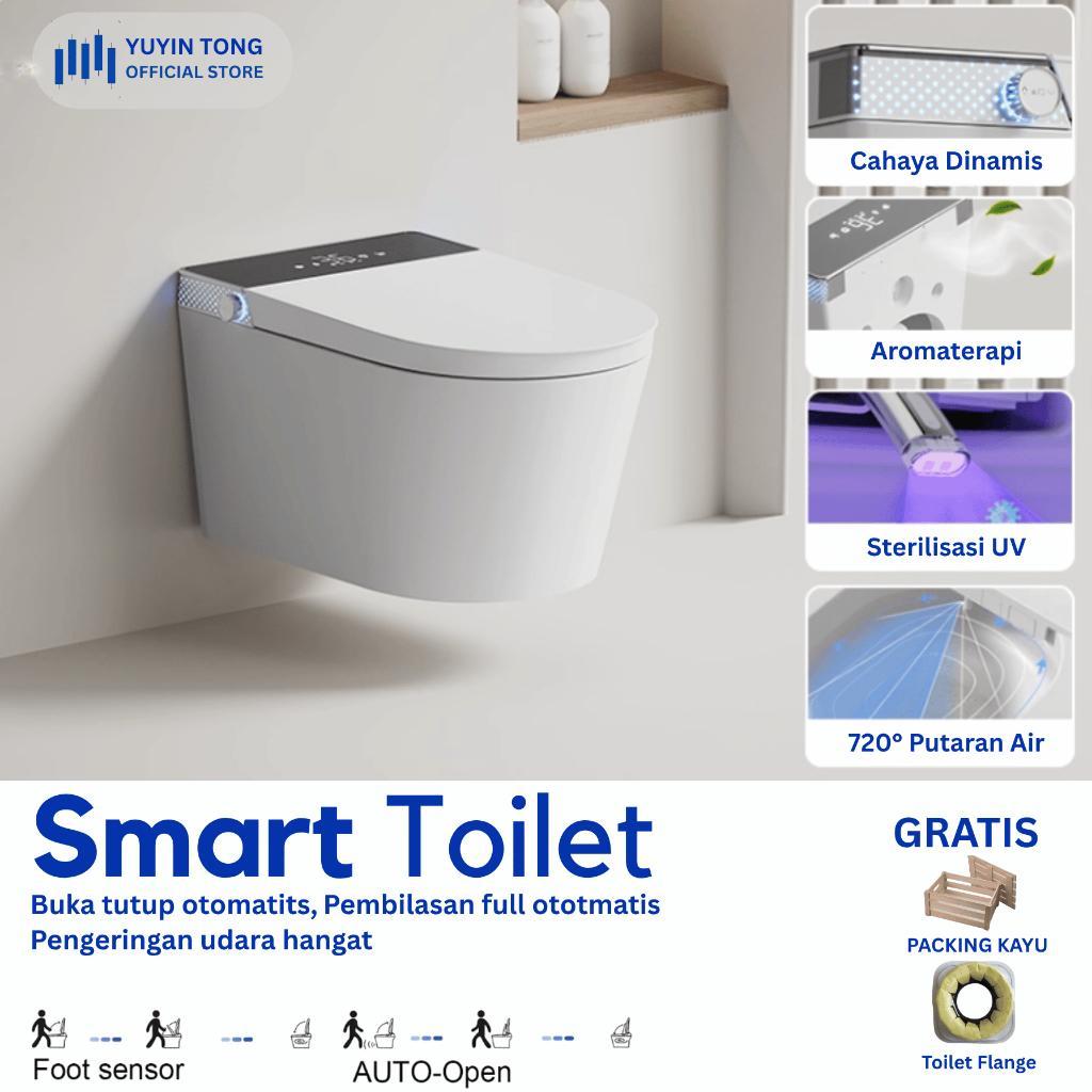 Smart Toilet Kloset duduk otomatis Toilet Luxury multifungsi Smart Kloset Duduk listrik