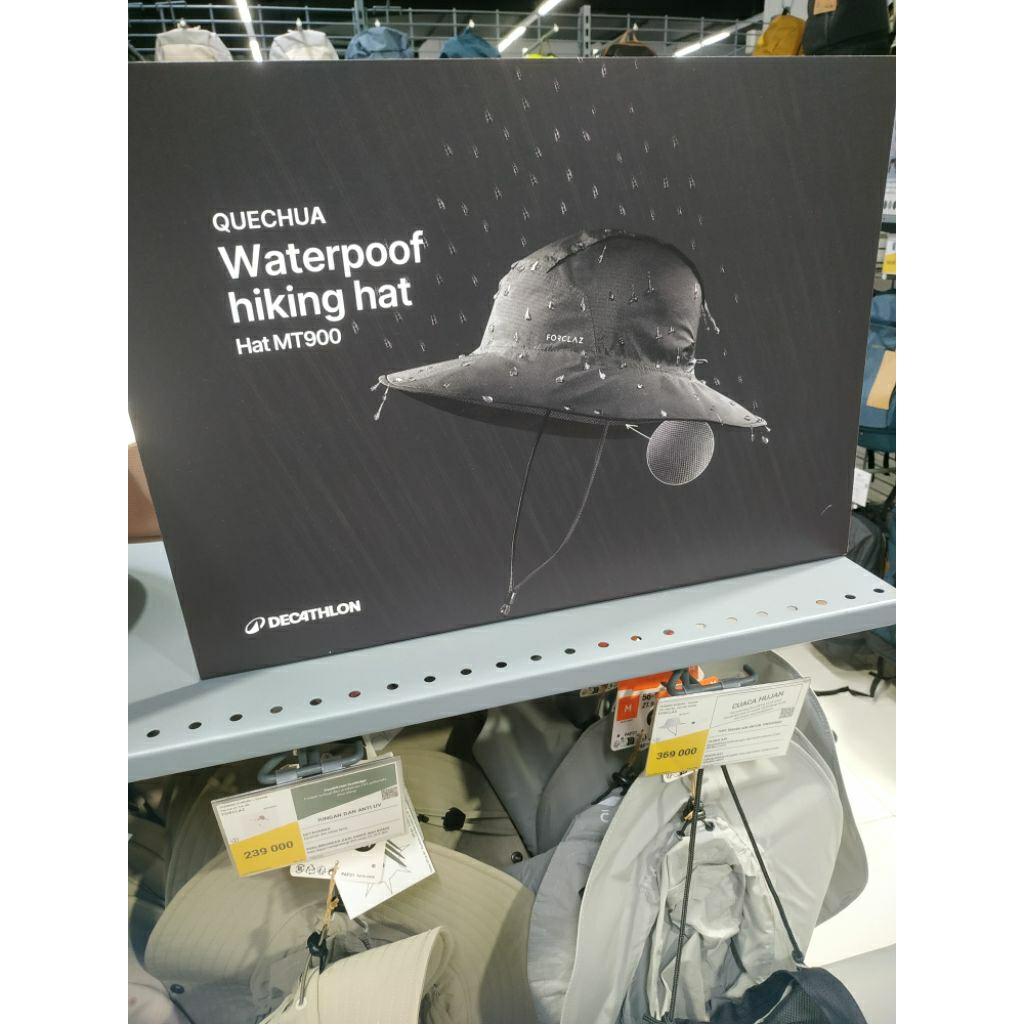 TOPI OUTDOOR RIMBA / FORCLAZ GORETEX / TOPI OUTDOOR UNISEX