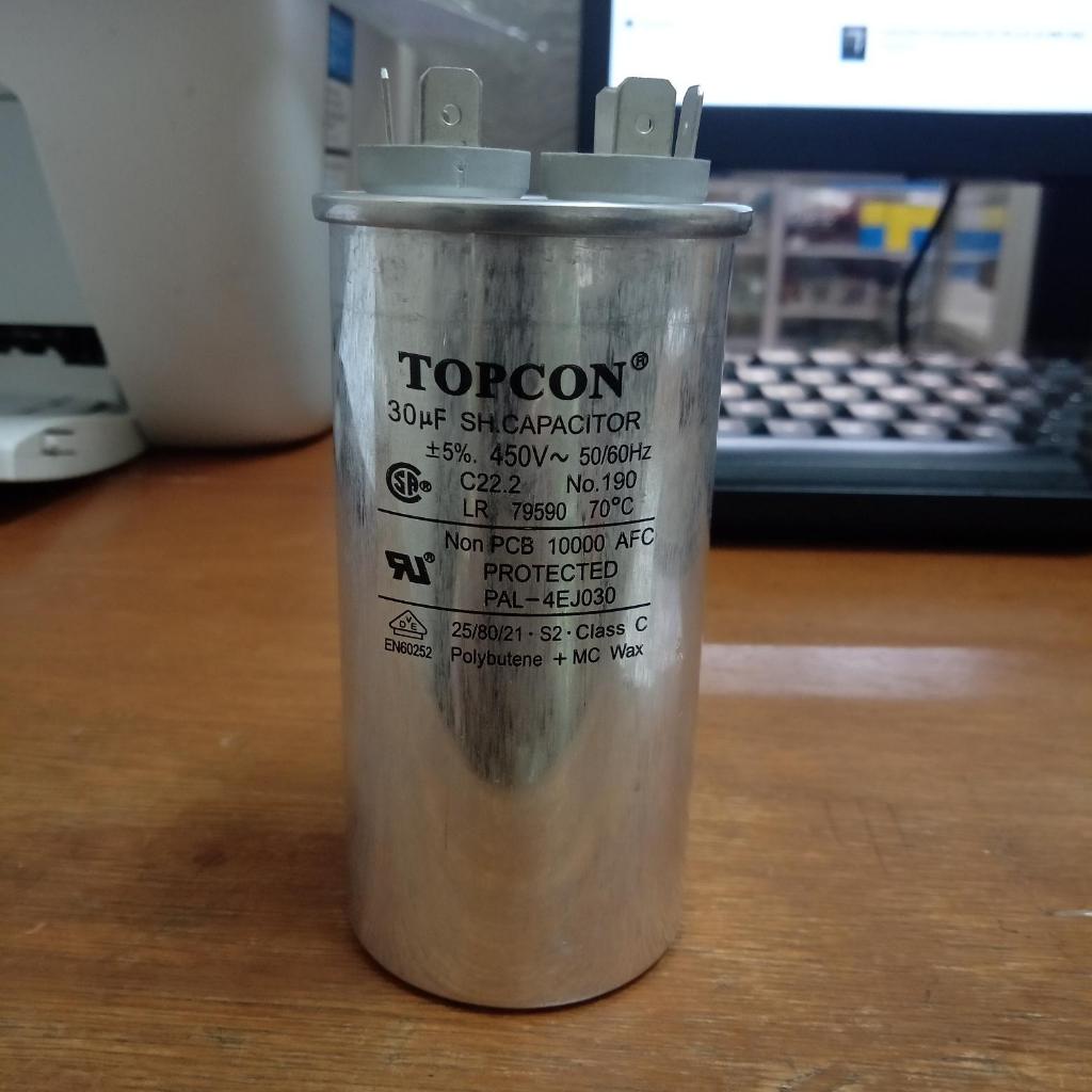 Kapasitor AC 30uf 450 Vac Topcon