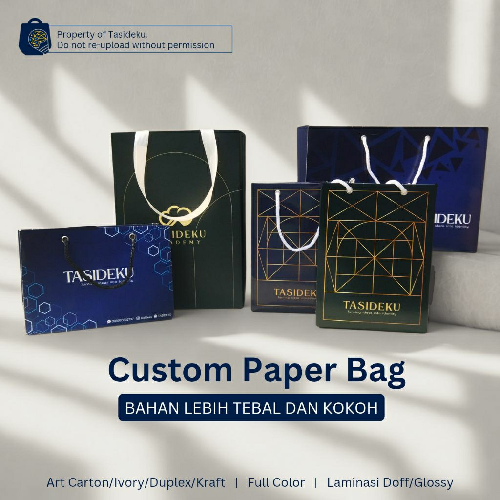 Paper Bag Custom Design Full Color Packaging Gift Hampers