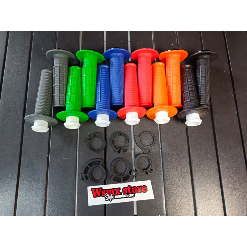 Handgrip lock on motor trail trabas enduro - Grip stang tanpa lem universal KTM Husqvarna CRF KLX WR