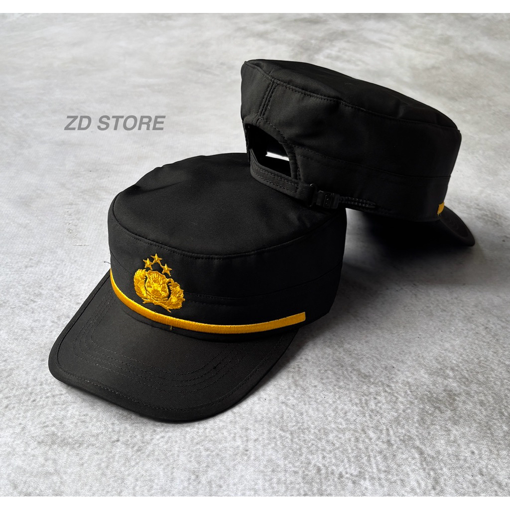 Topi Comando Pama Polisi/Topi Pilkep Perwira Polri
