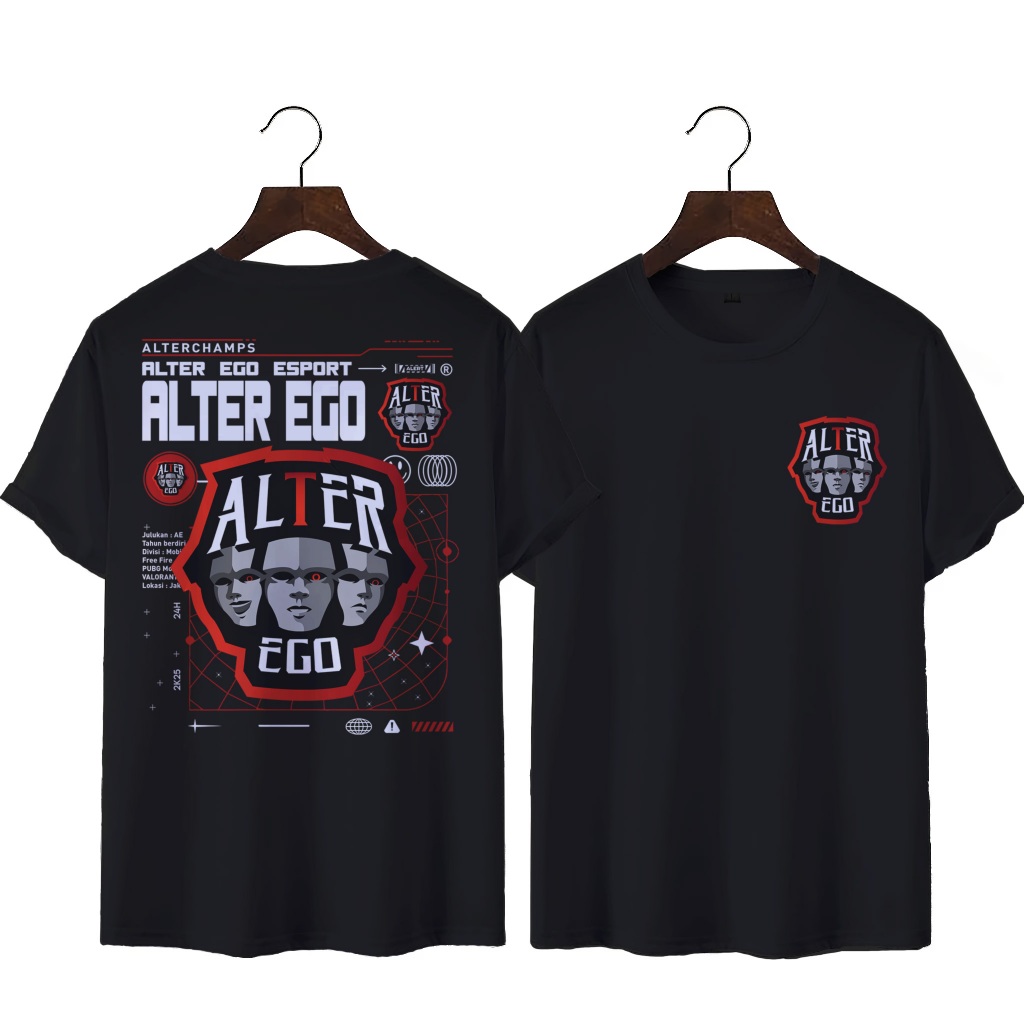 Kaos Alter Ego Esport Team Mobile Legends ML Baju Alter Champs Dewasa Pria Wanita Terbaru