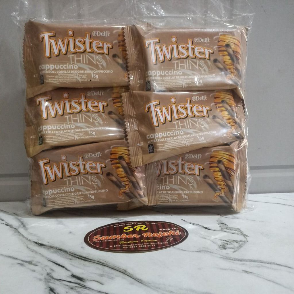 TWISTER THINS RASA CAPPUCINO