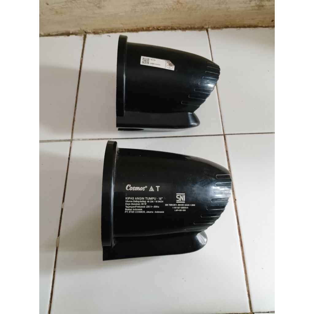 cover dinamo/batok kepala kipas angin stand cosmos besi 18 in satu set original copotan