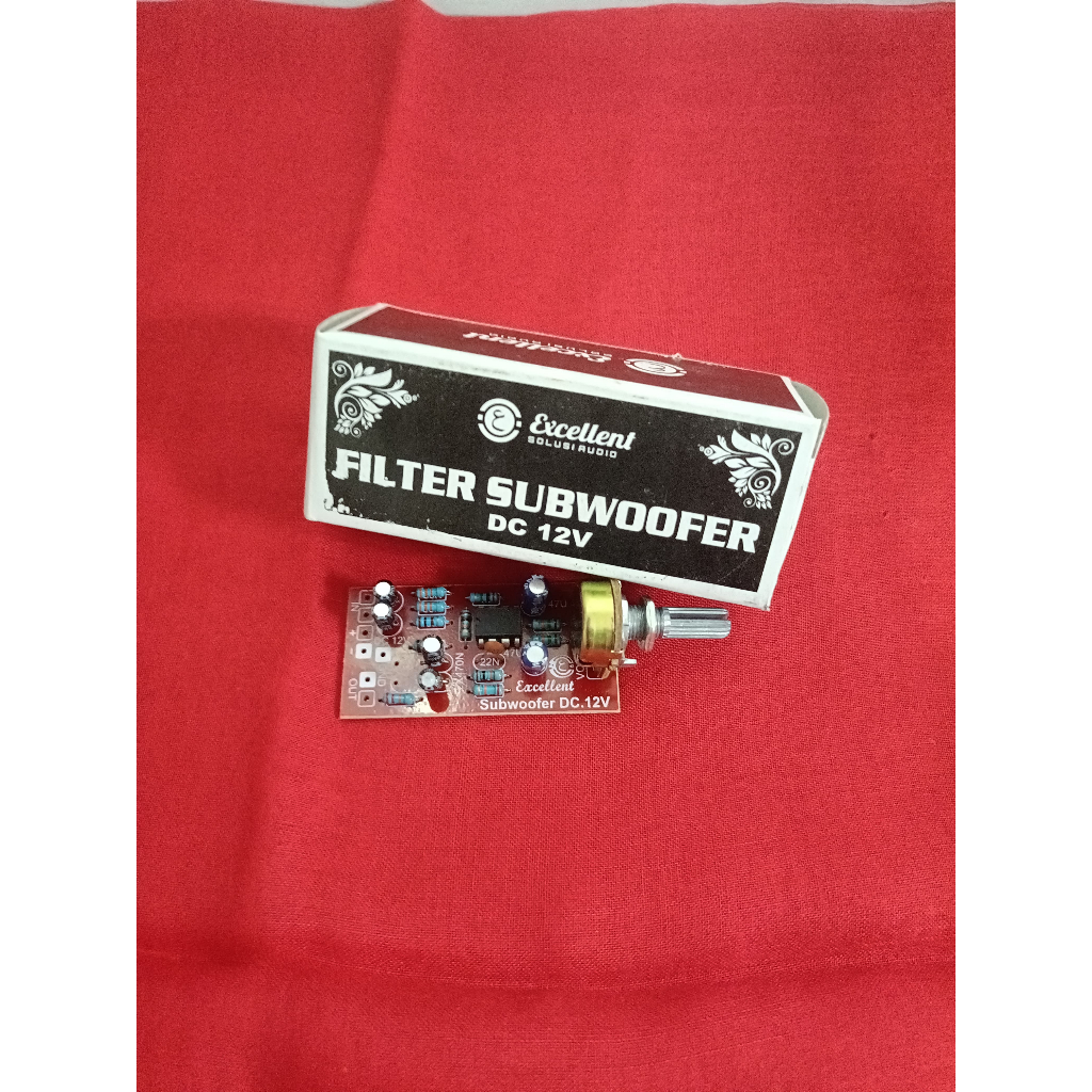 FILTER SUBWOOFER DC 12V DAN FILTER SUBWOOFER CT 12V-15V