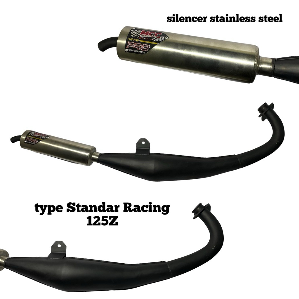 Knalpot Standart Racing Yamaha 125Z MCC Racing Muffler Solo