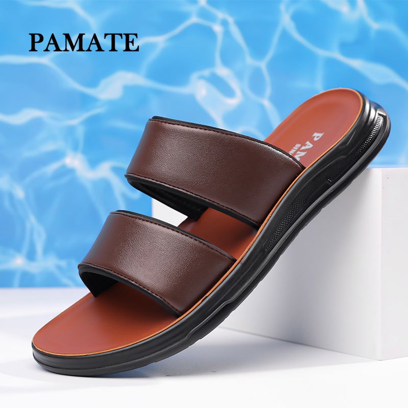 Sandal Pria Slip On Anti-Slip Ringan Nyaman