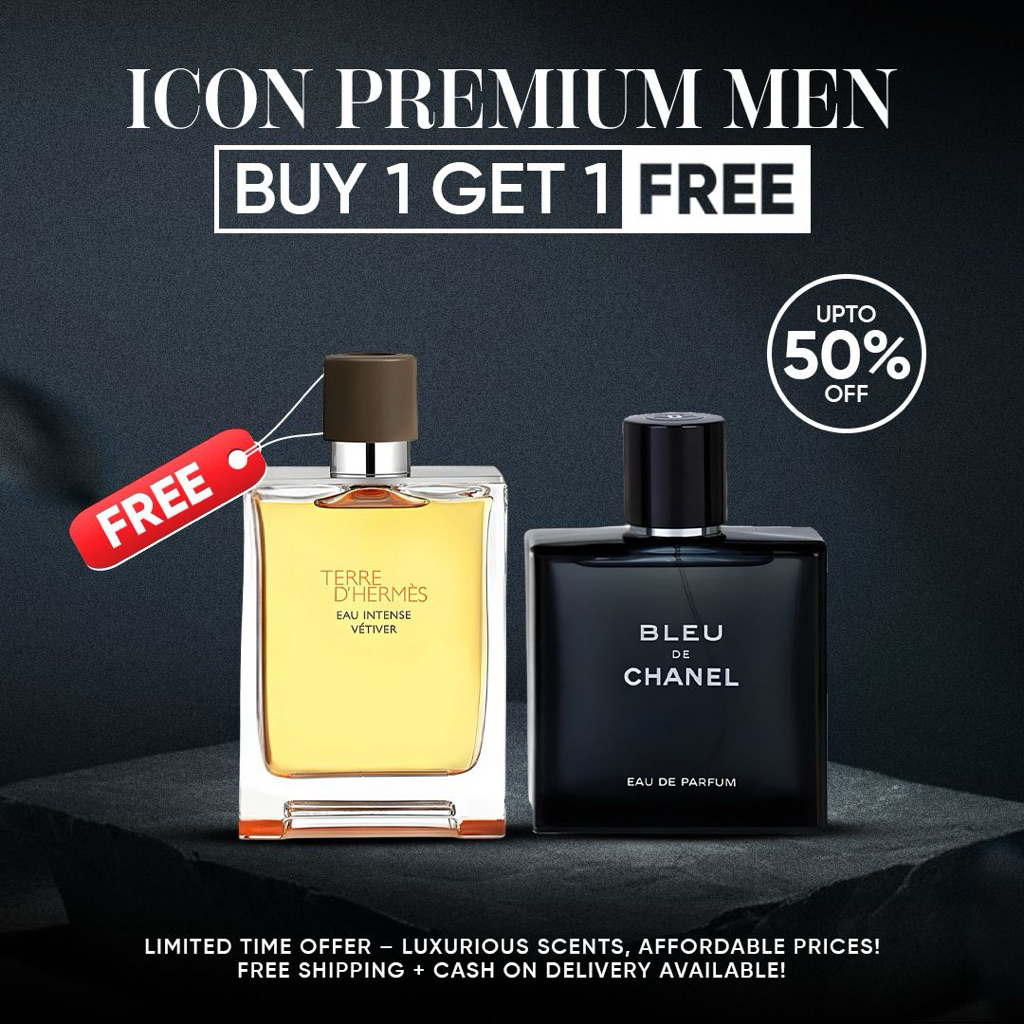 [COD] Parfum Beli 1 Gratis 1 [100% Original Singapore]  Bleu de Chanel & Terre d hermes EDP Parfum P