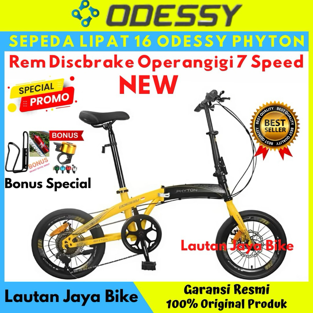 Sepeda Lipat 16 Odessy Phyton Terbaru