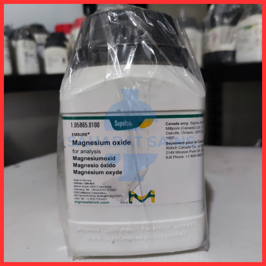 MAGNESIUM OXIDE FOR ANALISYS 105865 / MgO / MAGNESIUM OKSIDA PRO ANALIS ORIGINAL